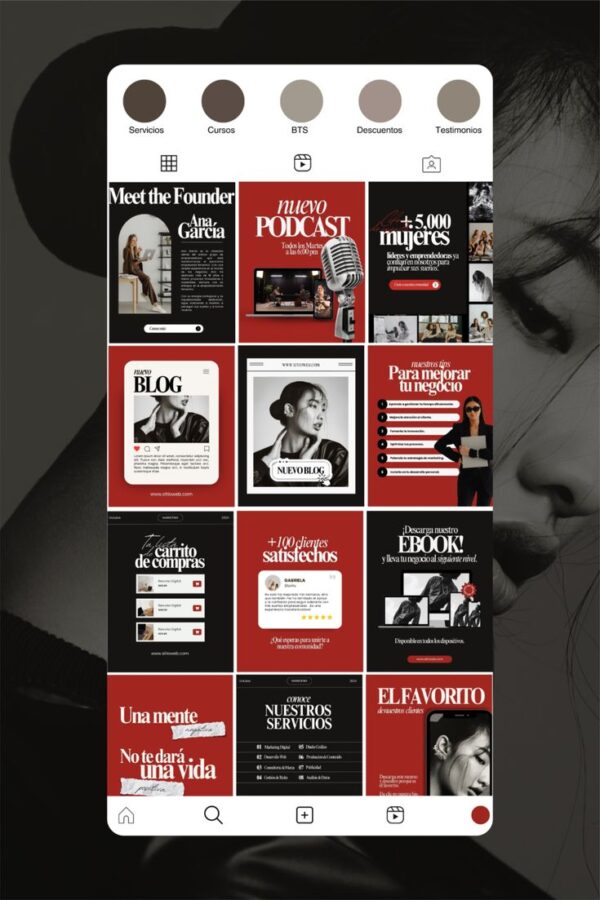 Plantilla redes sociales