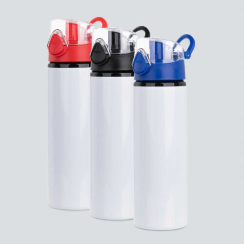Botella Bs 750 Ml Aluminio Tapa Click C/ Seguro