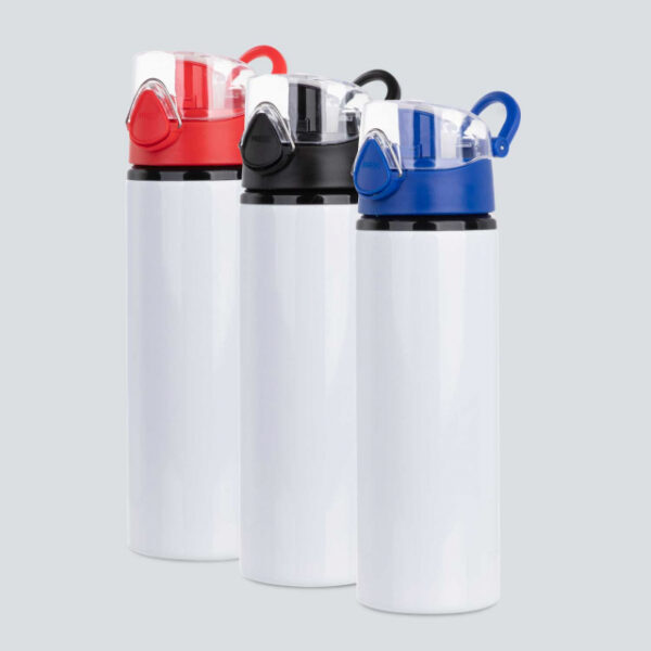 Botella Bs 750 Ml Aluminio Tapa Click C/ Seguro