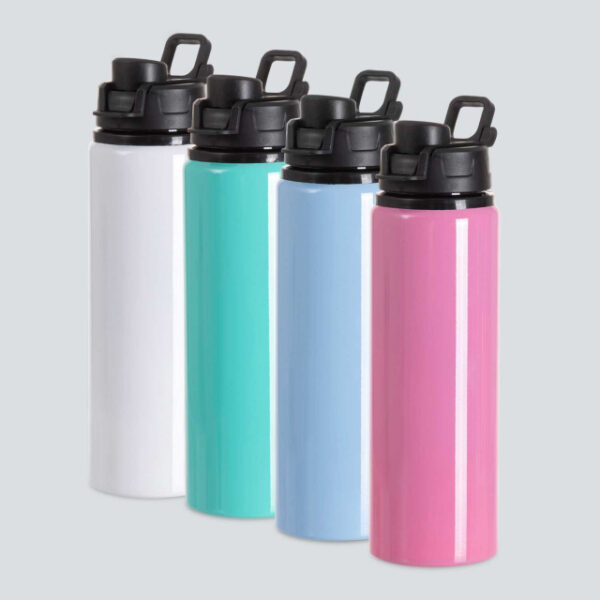 Botella Bs De Aluminio Con Tapa Click De 750 Ml