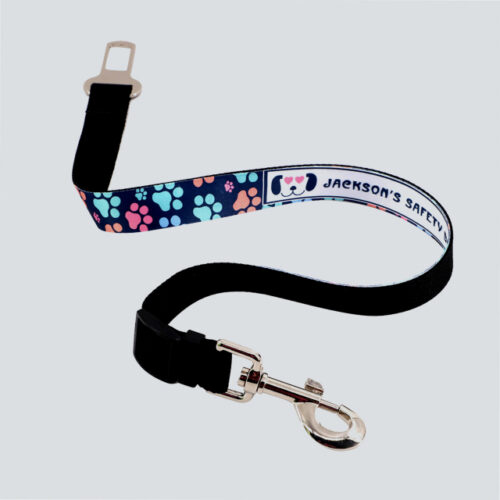 Cinturon Sublimable De Mascota Para Auto