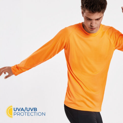 Polera Deportiva Manga Larga Hombre Montecarlo