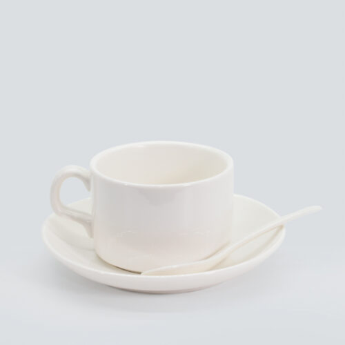 Taza De Cafe Con Platillo