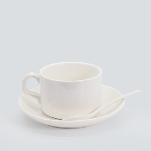 Taza De Cafe Con Platillo