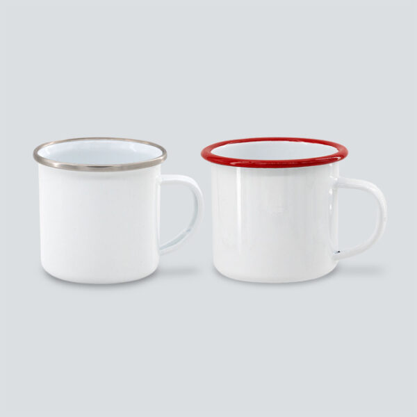Tazon Enlozado Photo Usa Con Borde De Color De 12 Oz
