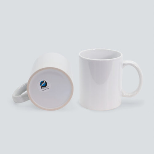 Tazon Para Sublimacion Blanco Premium Blue