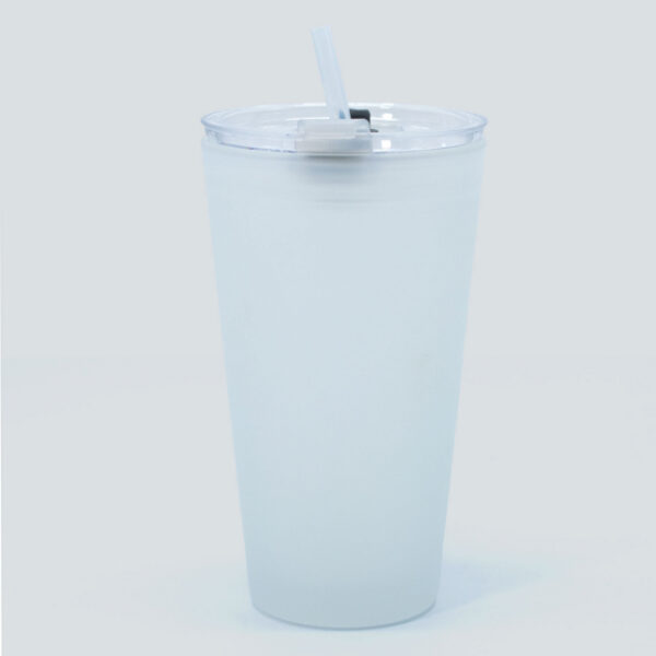 Vaso Empavonado Tapa Bombilla 450 Ml